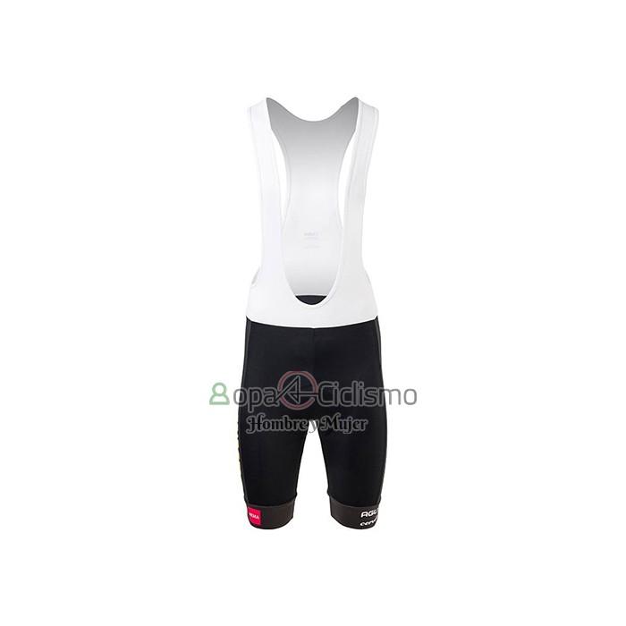 Jumbo Visma Ropa Ciclismo Culotte Corto 2021 Mangas Cortas Negro AMarillo